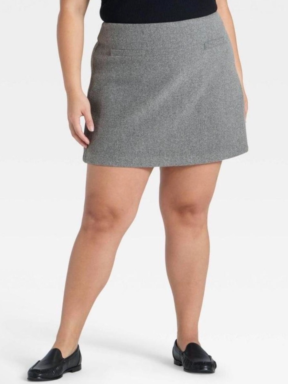 Classic Gray Mini Skirt